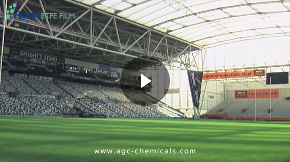 AGC : Case study of Fluon ETFE Film in the Forsyth Barr Stadium